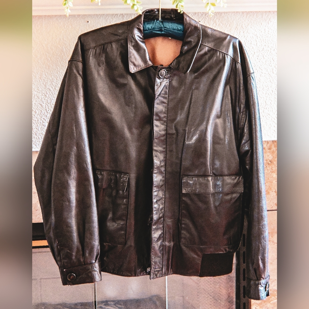 Mens Vintage Leather Jacket